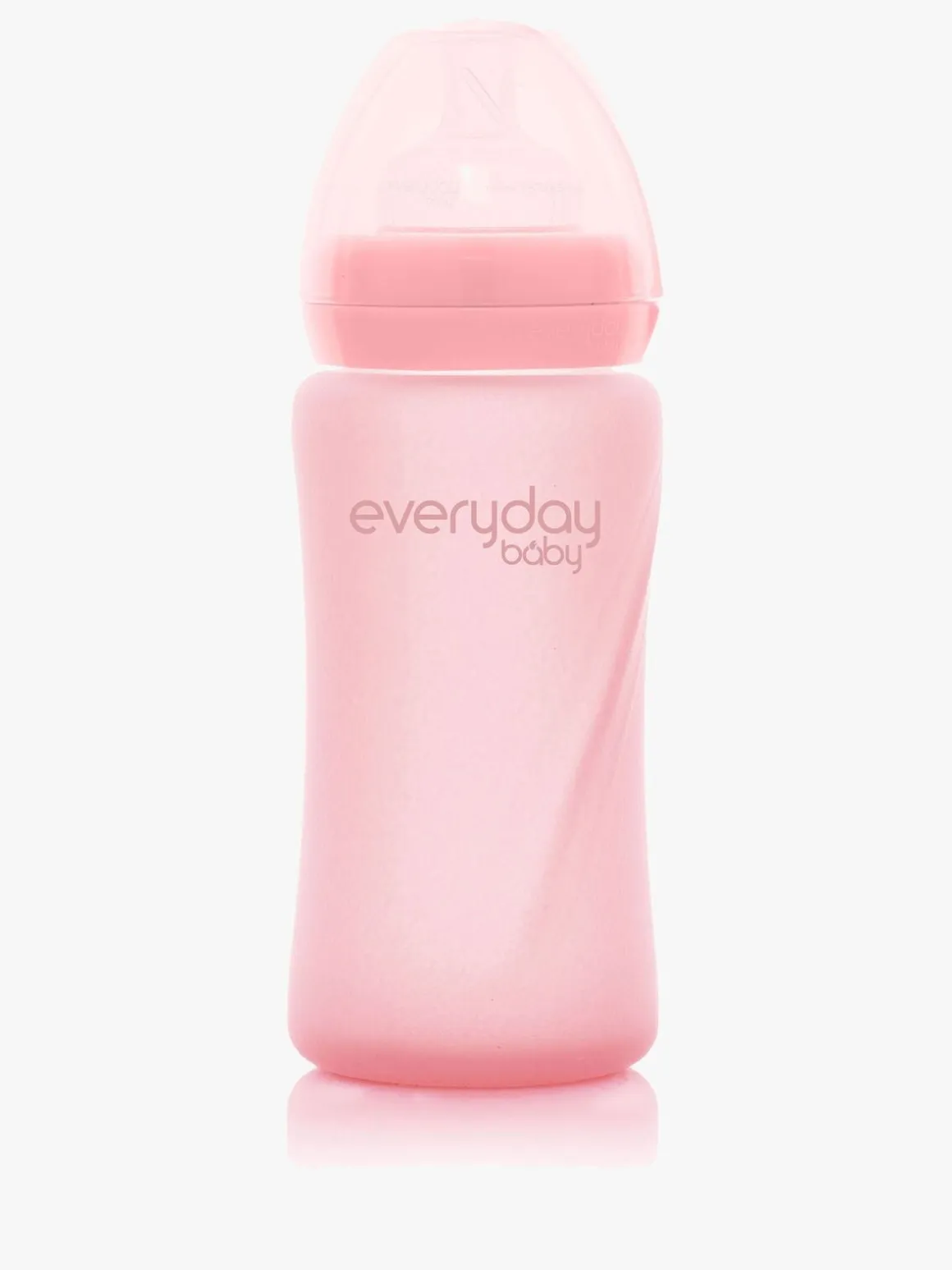 Everyday Baby Sutteflaske Glas 240 ml, Lyserød