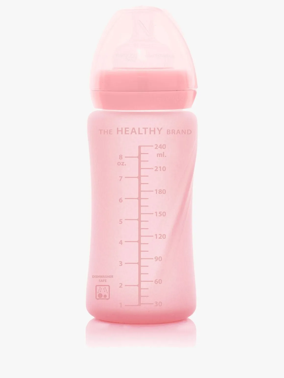 Everyday Baby Sutteflaske Glas 240 ml, Lyserød