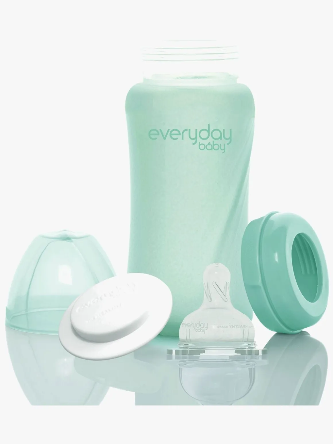 Everyday Baby Sutteflaske Glas 240 ml, Mintgrøn