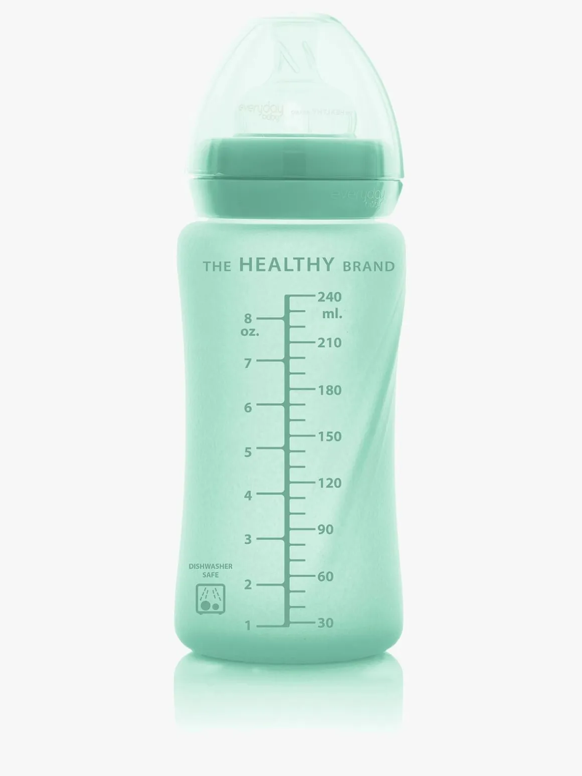 Everyday Baby Sutteflaske Glas 240 ml, Mintgrøn