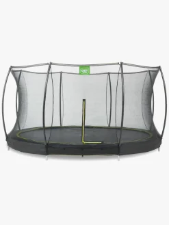 EXIT Silhouette InGround Trampolin med Sikkerhedsnet 427 cm