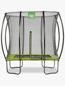 EXIT Silhouette Trampolin inkl. Sikkerhedsnet 153x214 cm, Grøn