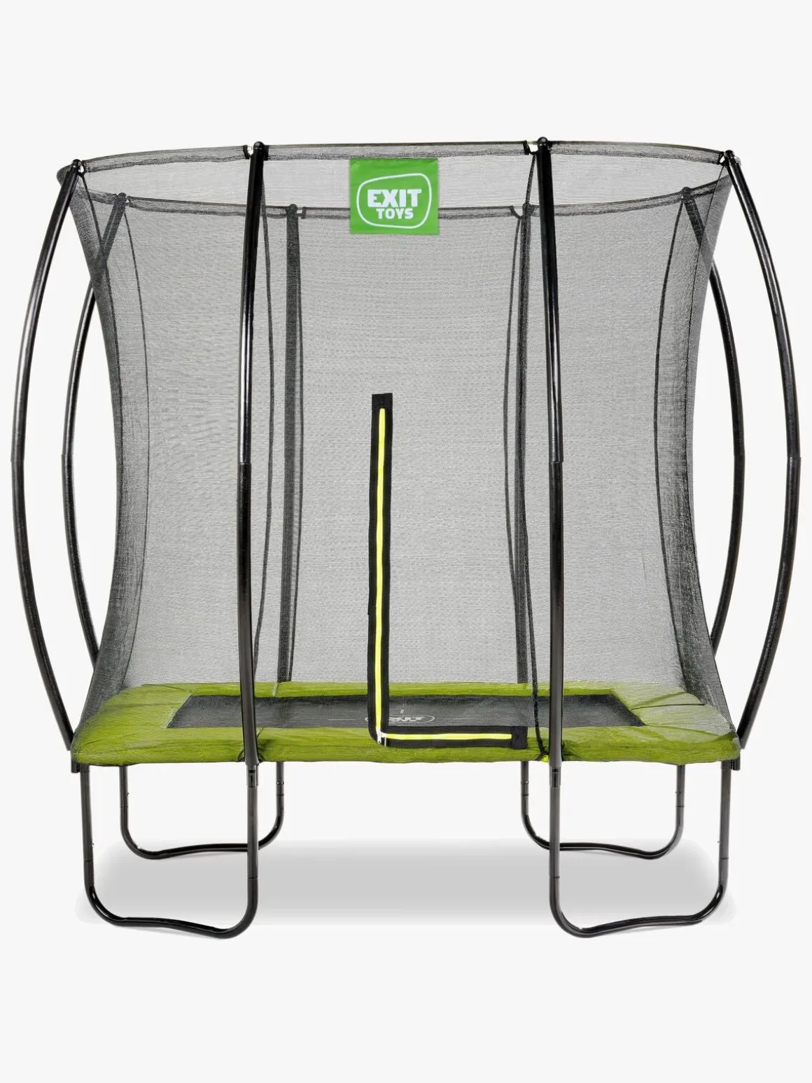 EXIT Silhouette Trampolin inkl. Sikkerhedsnet 153x214 cm, Grøn
