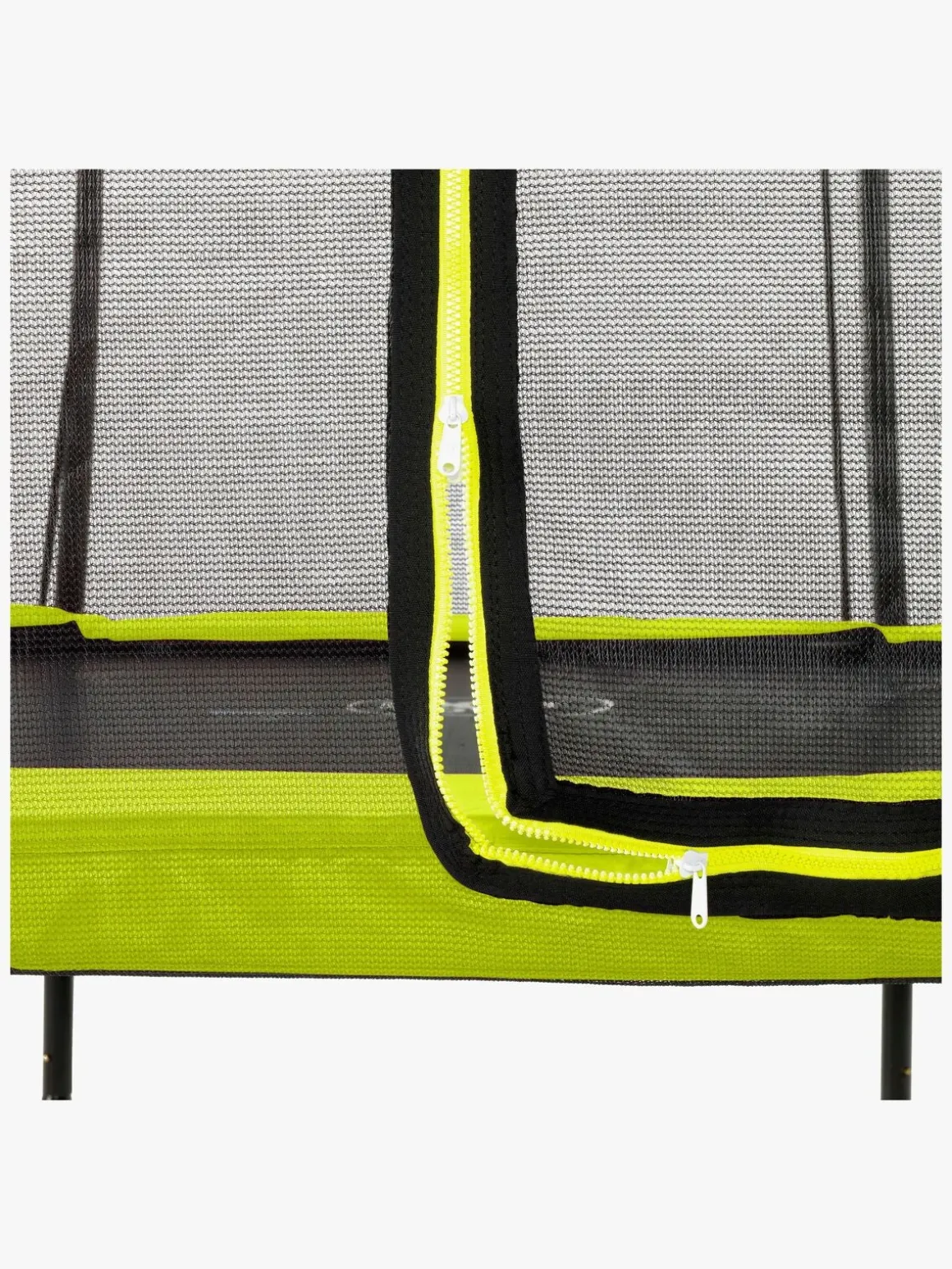 EXIT Silhouette Trampolin inkl. Sikkerhedsnet 153x214 cm, Grøn