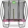 EXIT Silhouette Trampolin inkl. Sikkerhedsnet 153x214 cm, Pink