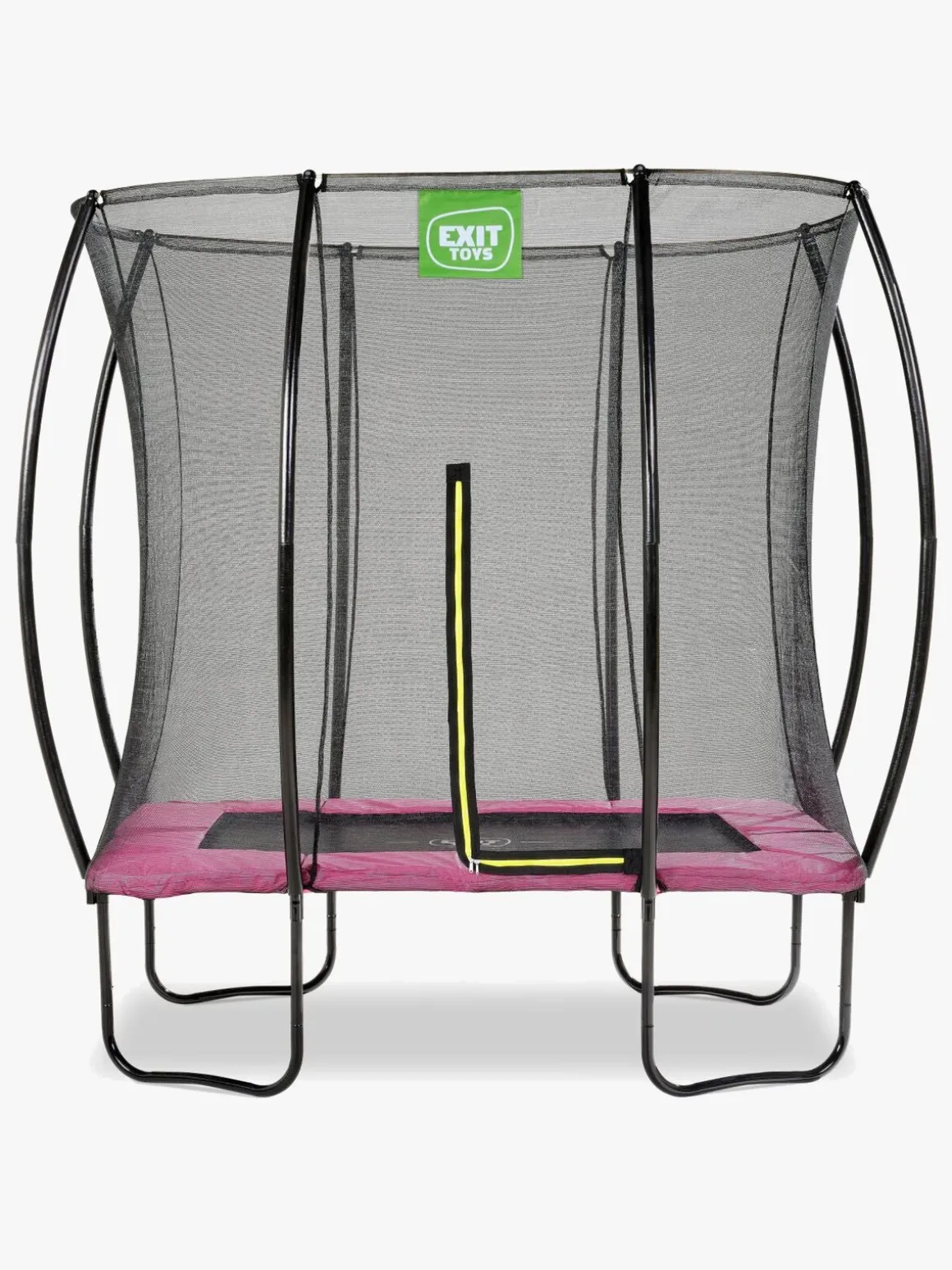 EXIT Silhouette Trampolin inkl. Sikkerhedsnet 153x214 cm, Pink