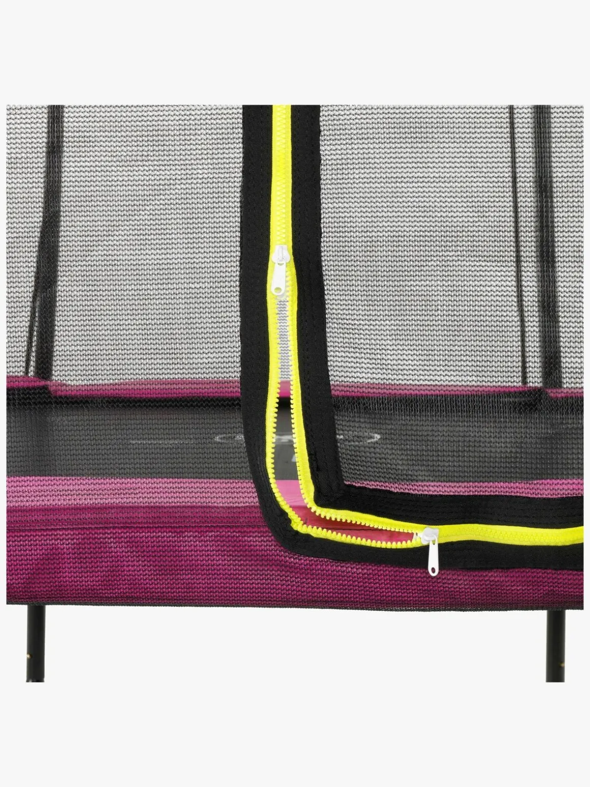 EXIT Silhouette Trampolin inkl. Sikkerhedsnet 153x214 cm, Pink