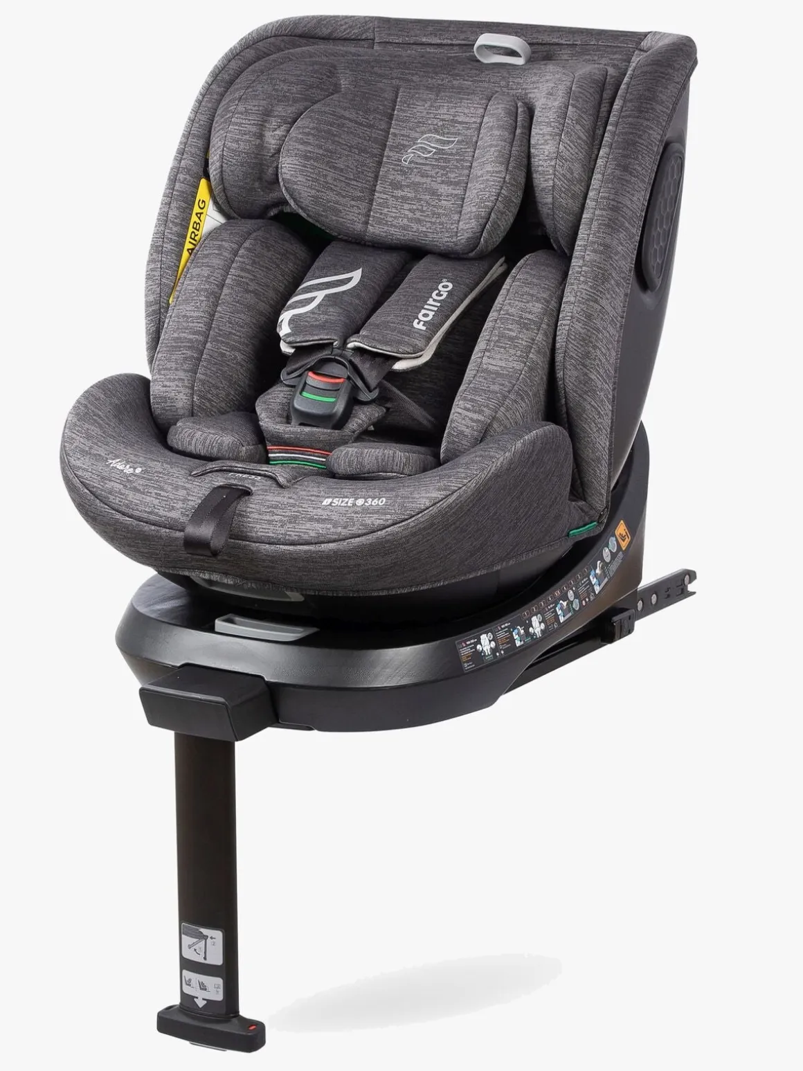 Fairgo Adore i-Size Autostol, Stone Grey