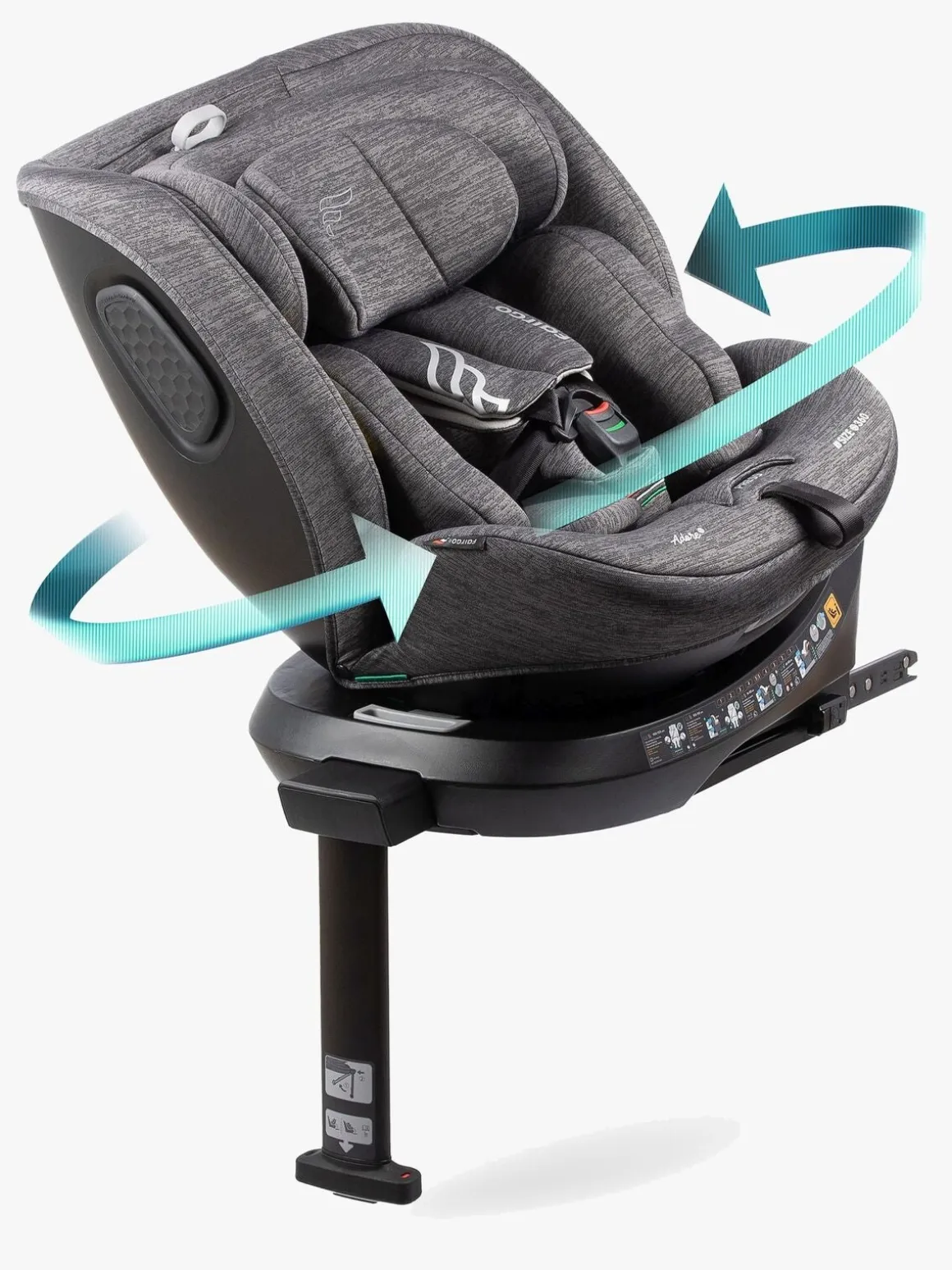 Fairgo Adore i-Size Autostol, Stone Grey