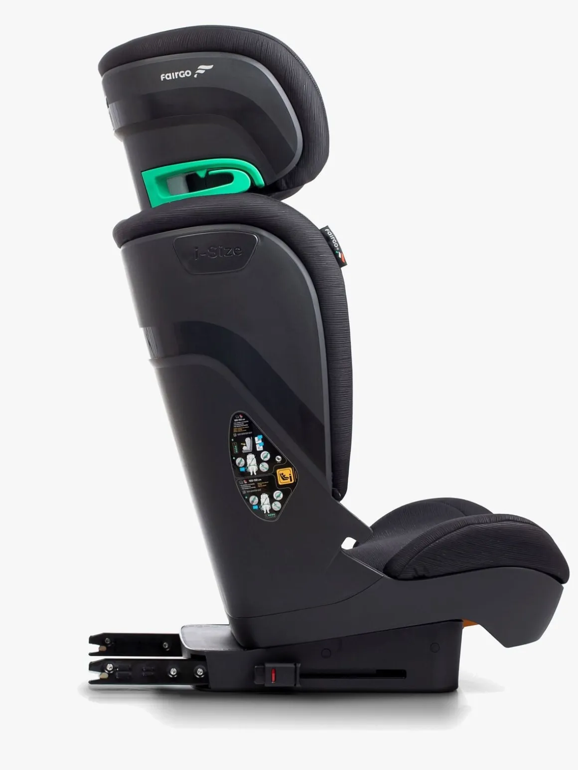 Fairgo Colosso i-Size Autostol, Black Sand