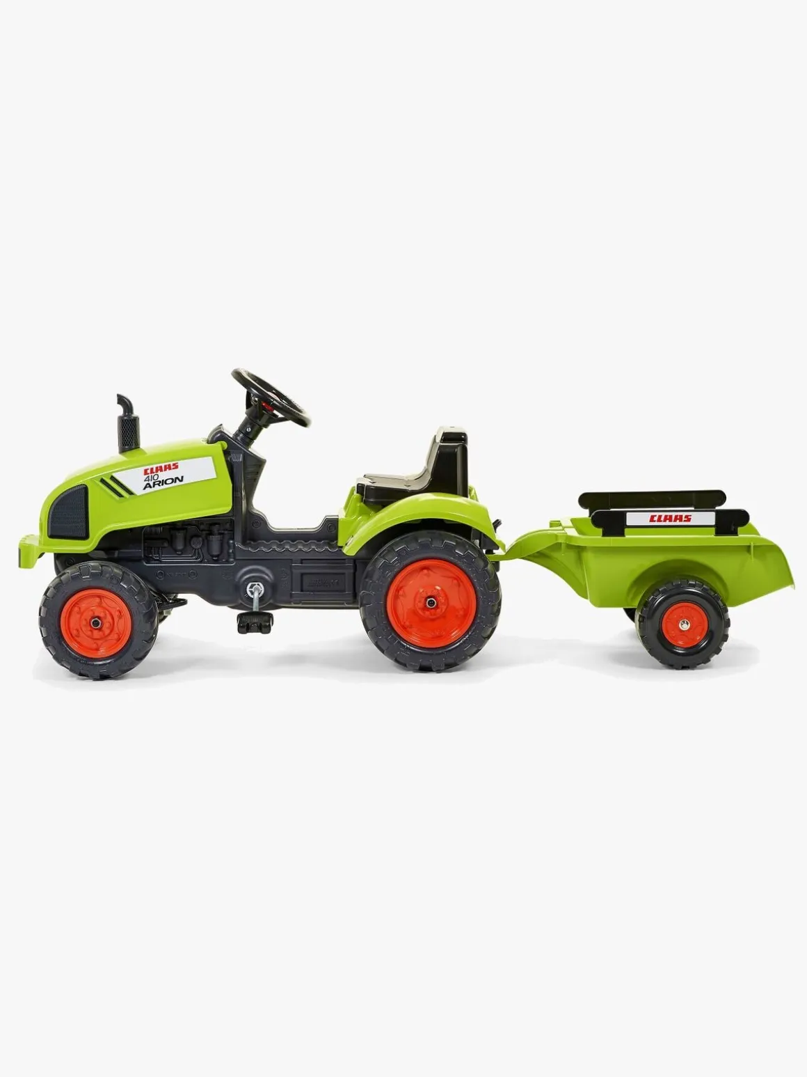 Falk Pedaltraktor med Trailer, Grøn