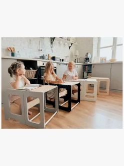 Family-scl 4-i-1 Læringstårn, Grå