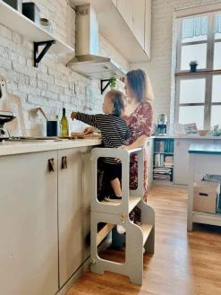 Family-scl 4-i-1 Læringstårn, Træ