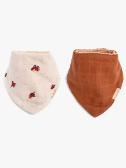 FILIBABBA Bandana Savlemække 2-pak, Lucky/Amber Brown