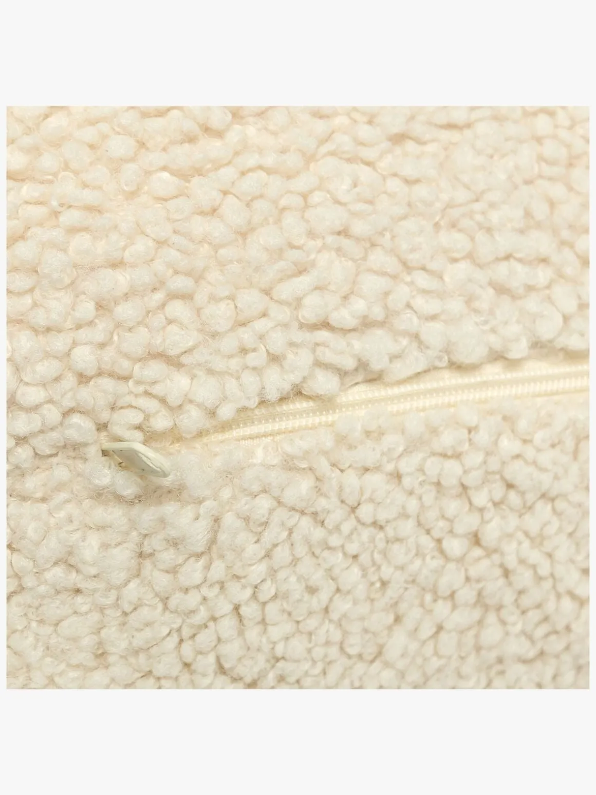 Furini Yogi Sækkestol Bouclé, Creme