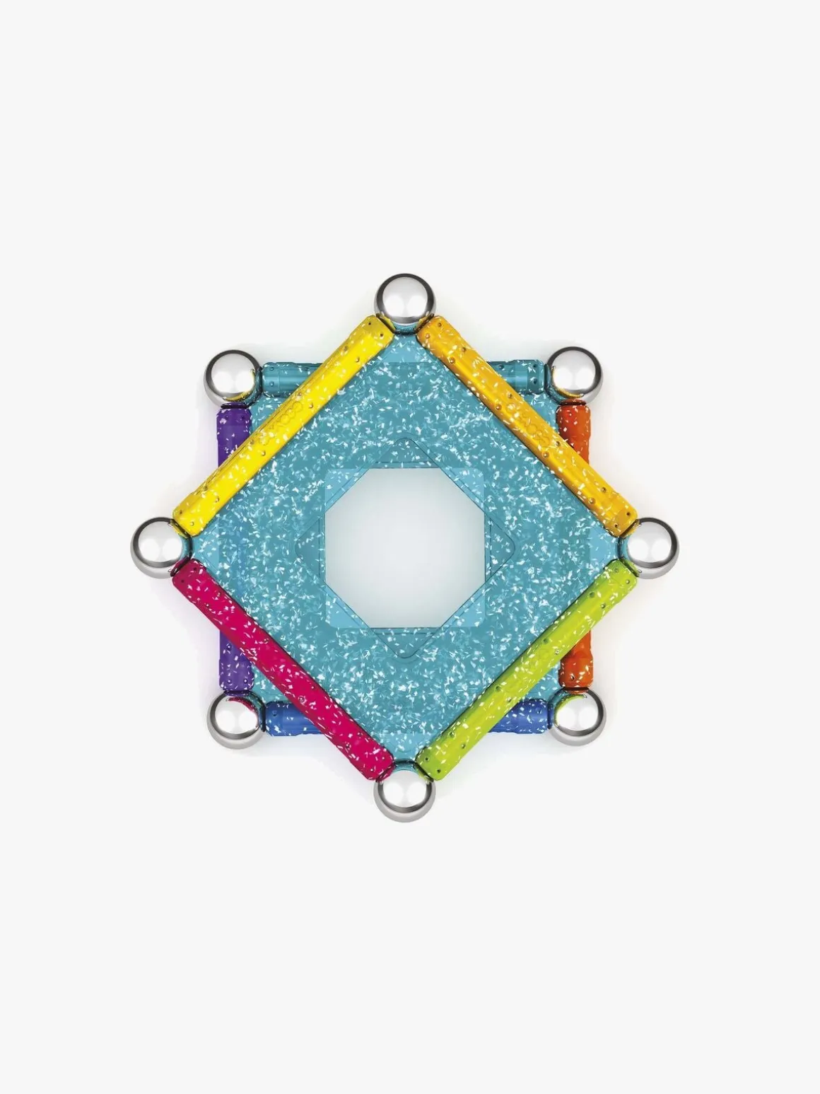 Geomag Glow & Glitter Panels Byggesæt 2-pak 47 Dele