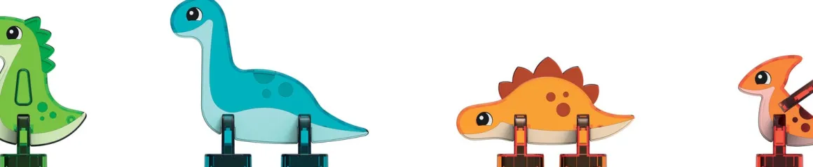 Geomag Magnetisk Byggesæt Dino World 25 Dele