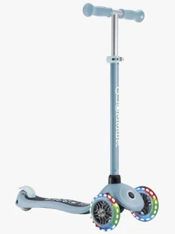 Globber Primo Sammenklappelig Lights V2 Trehjulet Løbehjul, Blågrøn