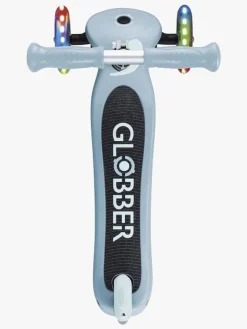 Globber Primo Sammenklappelig Lights V2 Trehjulet Løbehjul, Blågrøn