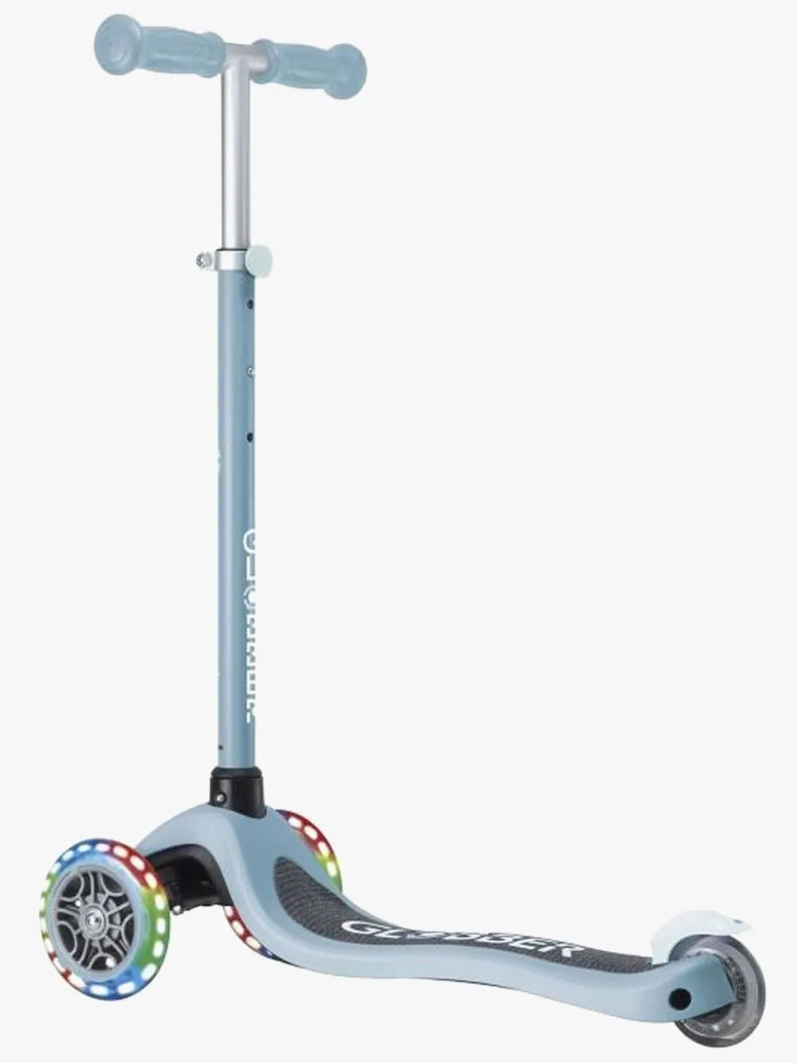 Globber Primo Sammenklappelig Lights V2 Trehjulet Løbehjul, Blågrøn