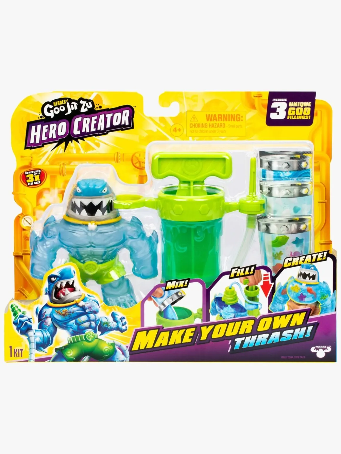 Goo Jit Zu Hero Creator Trash Figur