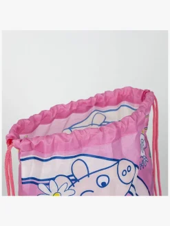 Gurli Gris Håndklæde Gymnastikpose & Kasket Sæt, Pink