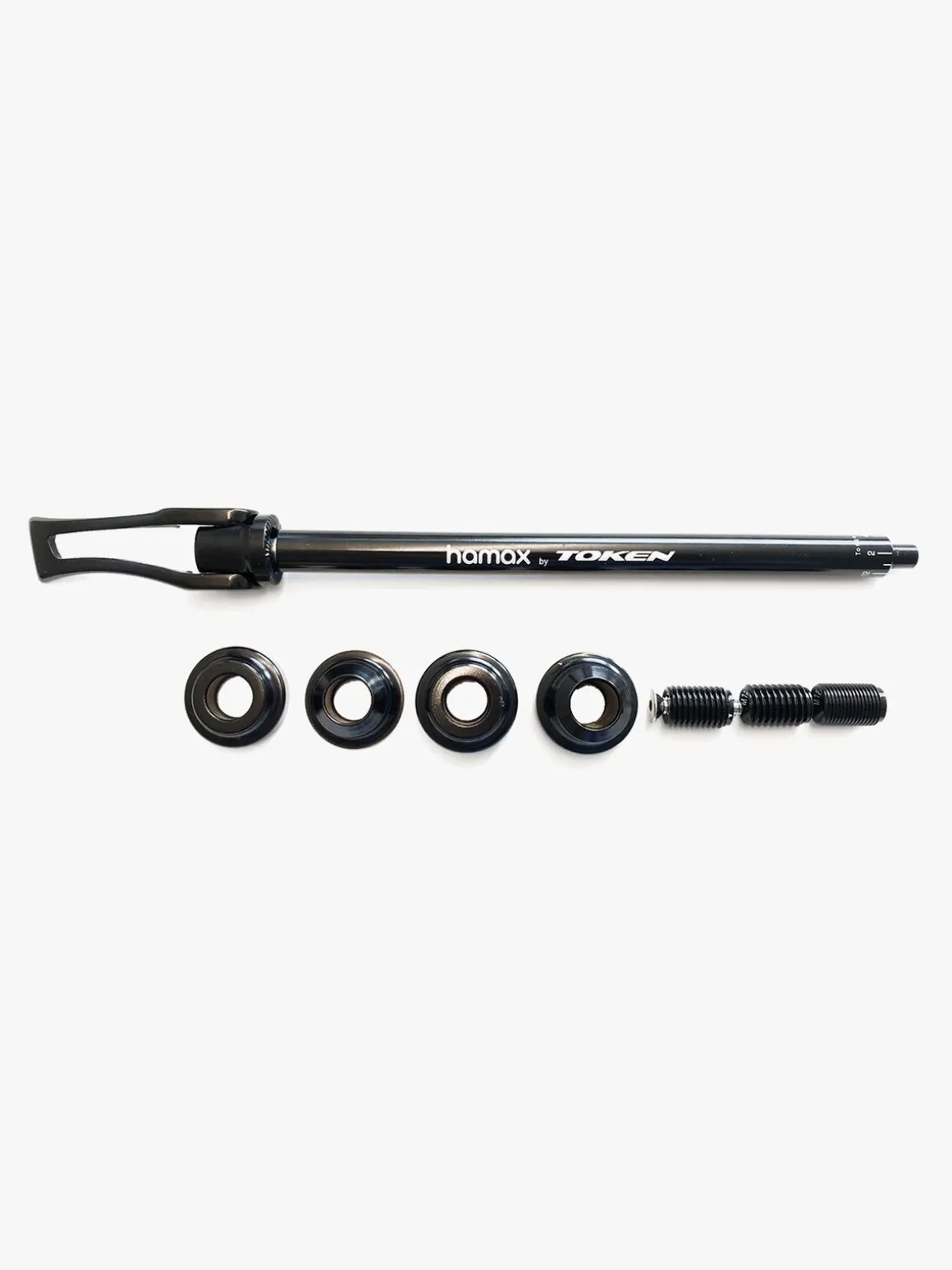 Hamax 12 mm aksel Universal, TOKEN, Sort
