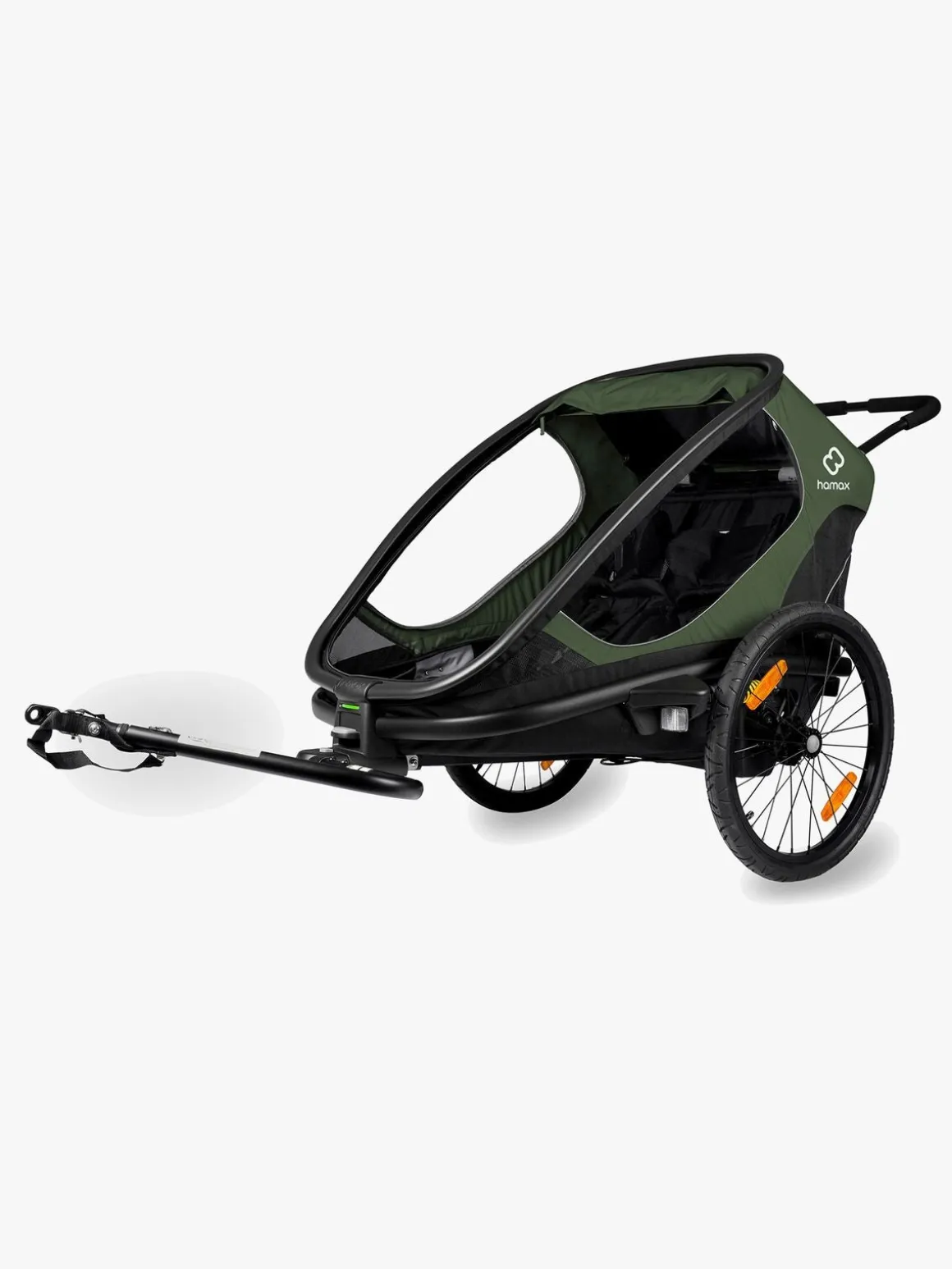 Hamax Outback Cykelanhænger, Green/Black