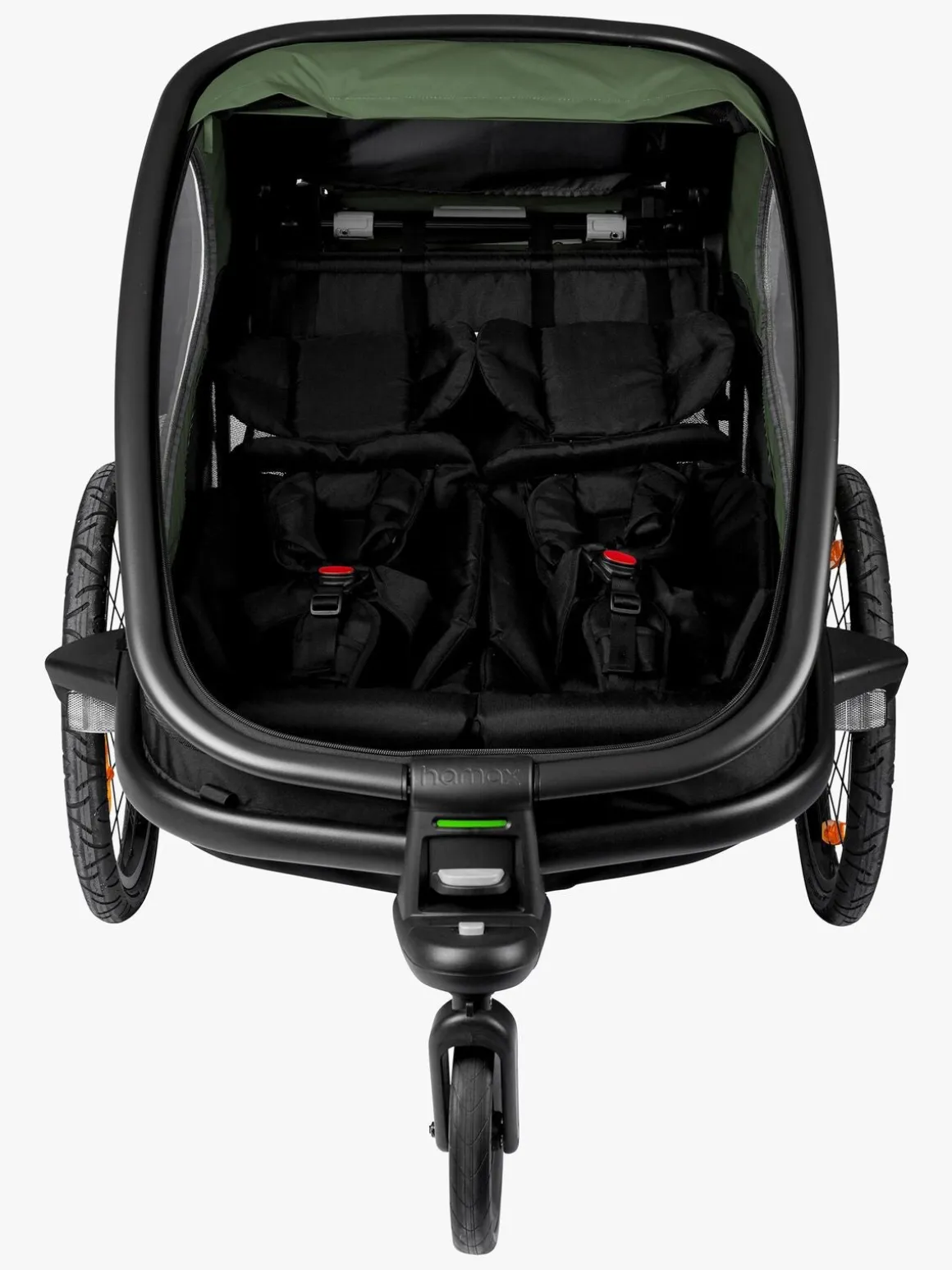 Hamax Outback Cykelanhænger, Green/Black