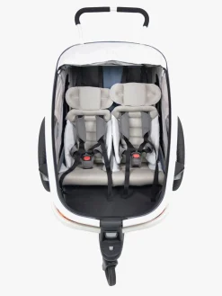 Hamax Outback Reclining Cykelanhænger, Navy/White