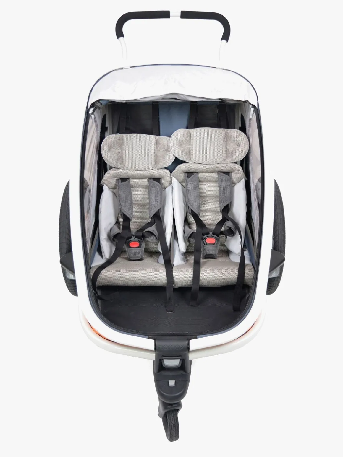 Hamax Outback Reclining Cykelanhænger, Navy/White