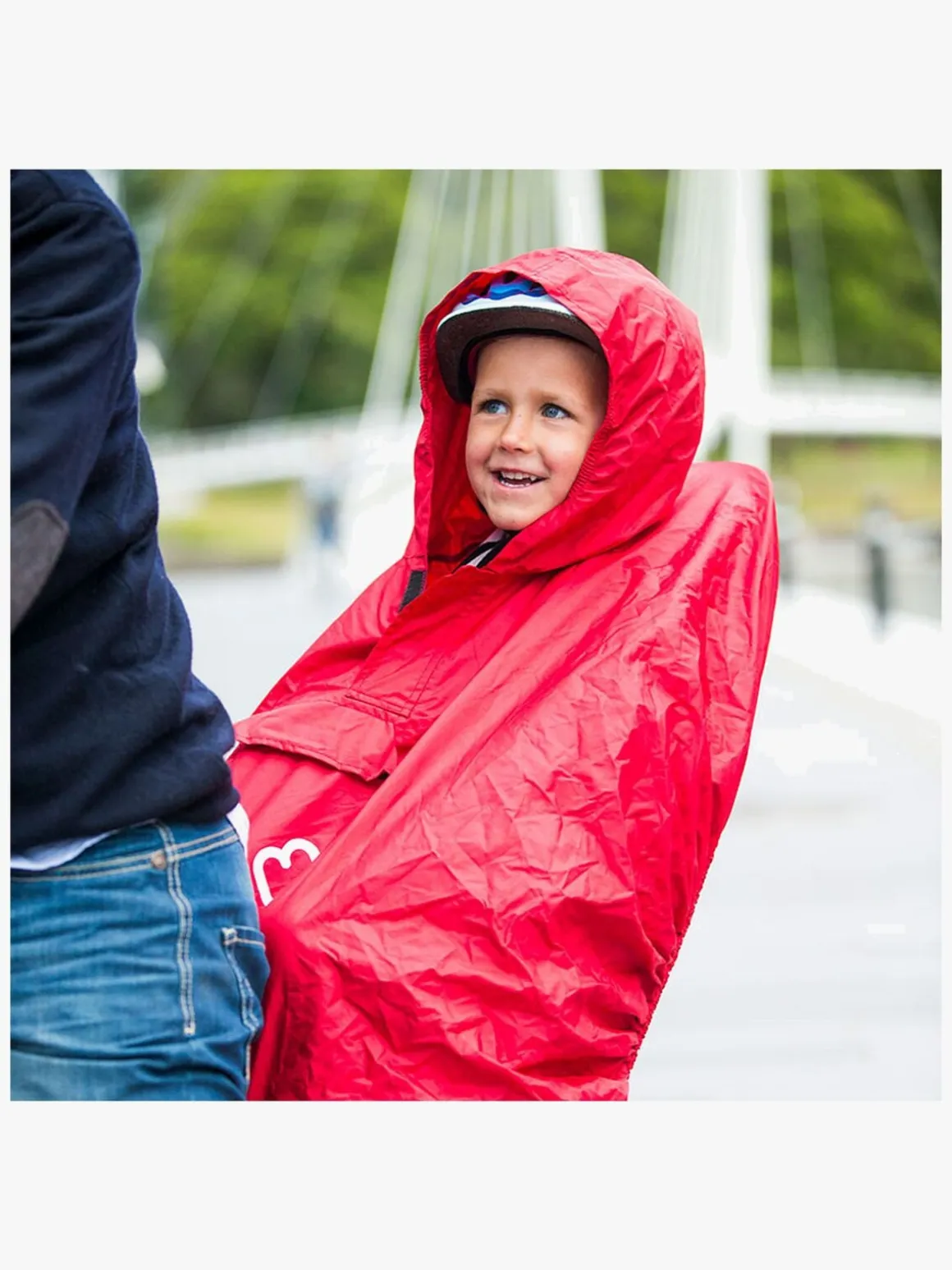 Hamax Regnponcho, Rød