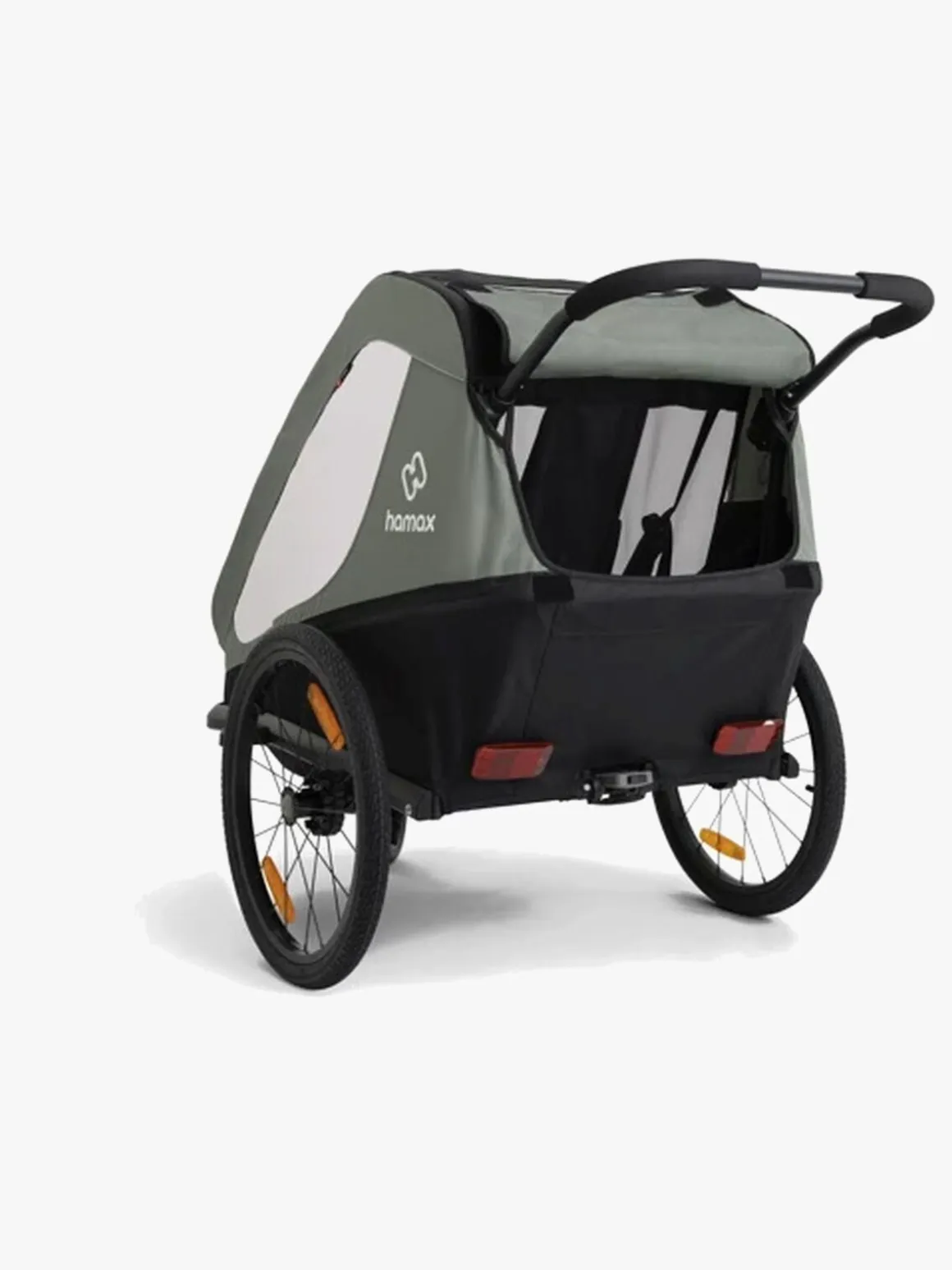 Hamax Traveller Cykelanhænger, Khaki Green/Black