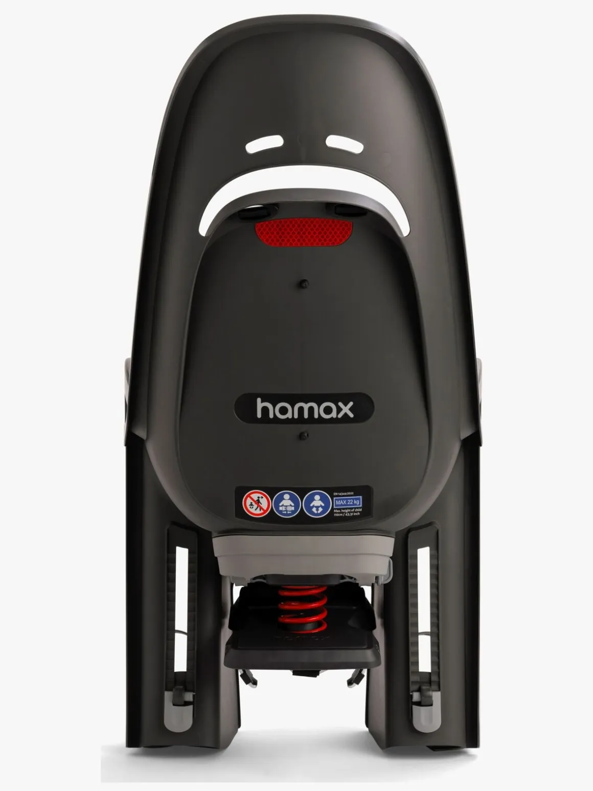 Hamax ZENITH Cykelstol med Adapter, Grey/Black