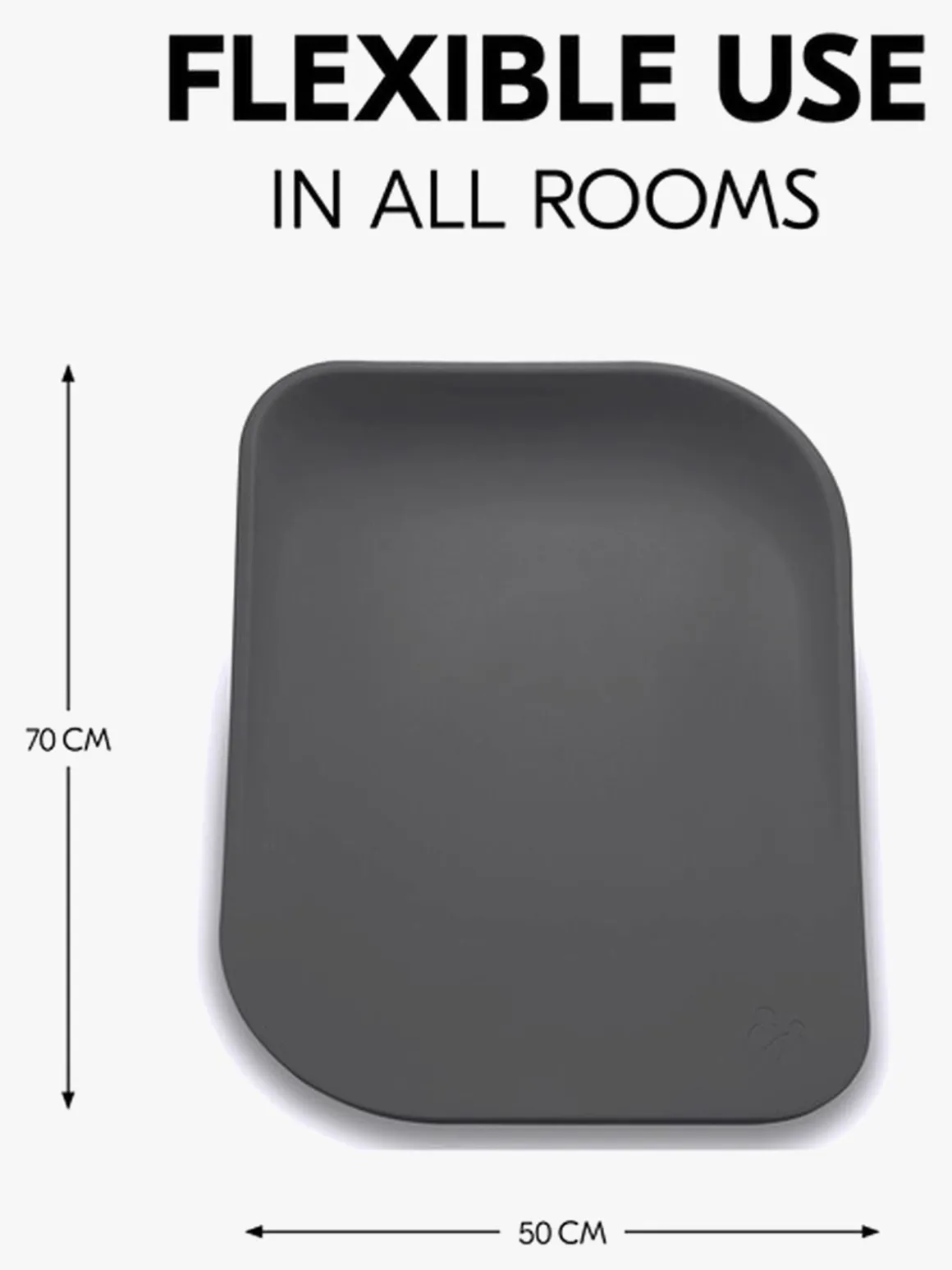 Hauck Change N Clean Puslepude, Anthracite