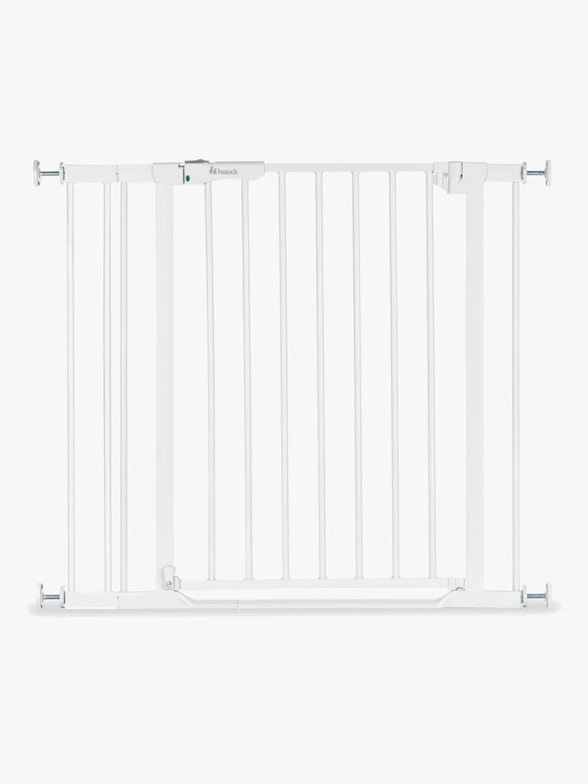 Hauck Clear Step 2 Sikkerhedsgitter + 9 cm Forlængerdel, White