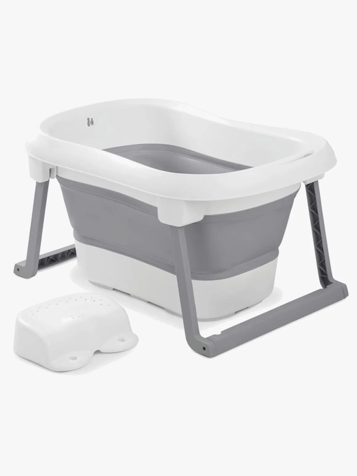 Hauck Wash N Fold Badekar L, White/Stone