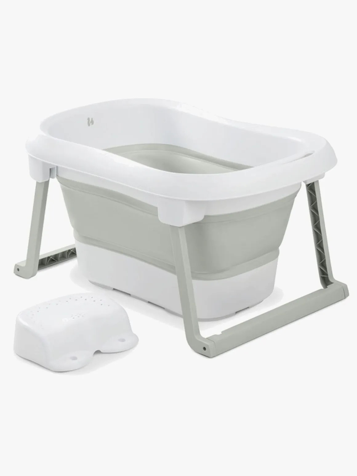 Hauck Wash N Fold Badekar L, White/Sage