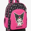 Hello Kitty Kuromi Trolley Kuffert 21L, Lyserød/sort
