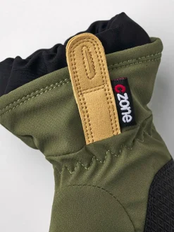 Hestra Czone Pluto JR Handsker, Olive