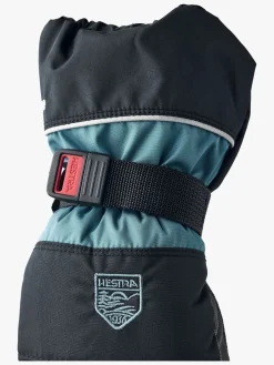Hestra Kids Czone Vanter, Black/Petrol