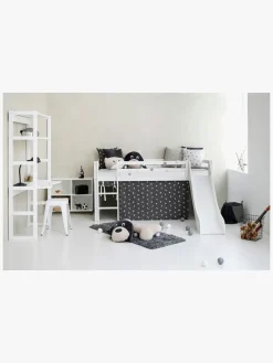 Hoppekids Bogreol m. Hjul, Hvid