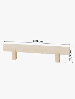Hoppekids ECO Comfort Juniorseng med Sengehest 70x160, Træ