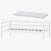 Hoppekids ECO Comfort Juniorseng med Skummadras 70x160, Hvid