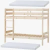 Hoppekids ECO Comfort Køjeseng med 2 stk. Skummadrasser 70x160, Træ
