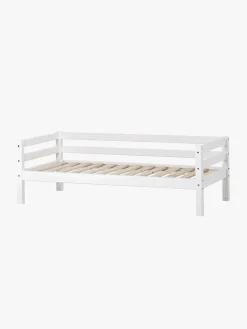 Hoppekids ECO Dream Halvhøj Seng med Rutsjebane og Stige 70x170, Hvid