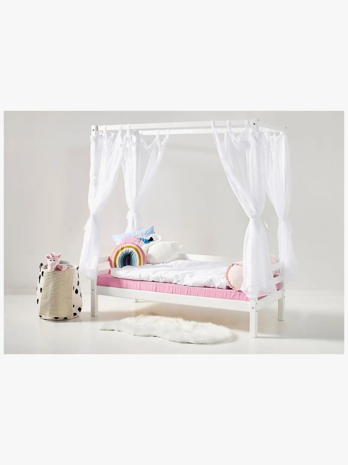 Hoppekids ECO Dream Himmelseng 170x60, Hvid