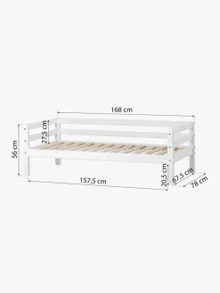 Hoppekids ECO Dream Juniorseng med Sengehest 90x200, Hvid
