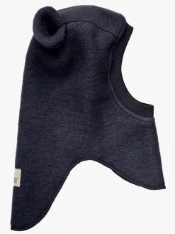 Huttelihut Elefanthue i Uld, Dark Navy