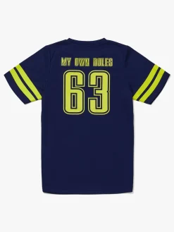 Hyperfied Back Logo T-Shirt, Medieval Blue